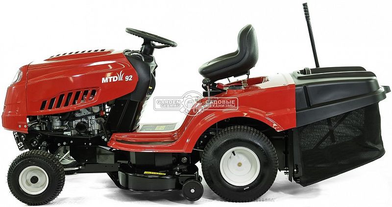 Садовый трактор MTD 92 (USA, MTD, 382 куб.см., механика, травосборник 240 л., ширина кошения 92 см., 194 кг.)